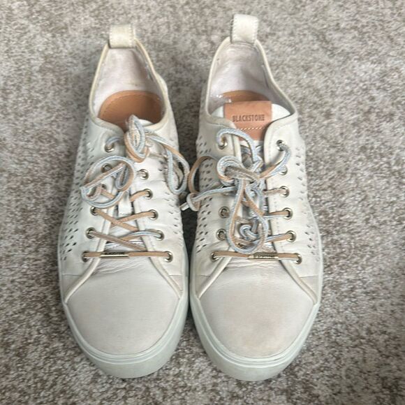 BLACKSTONE Pl87 Sneaker In Wind Chime Leather Sneakers 41/10 - Picture 2 of 10
